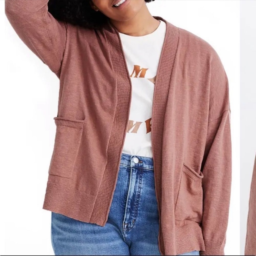 MADEWELL | Blush Pink Cardigan Sweater